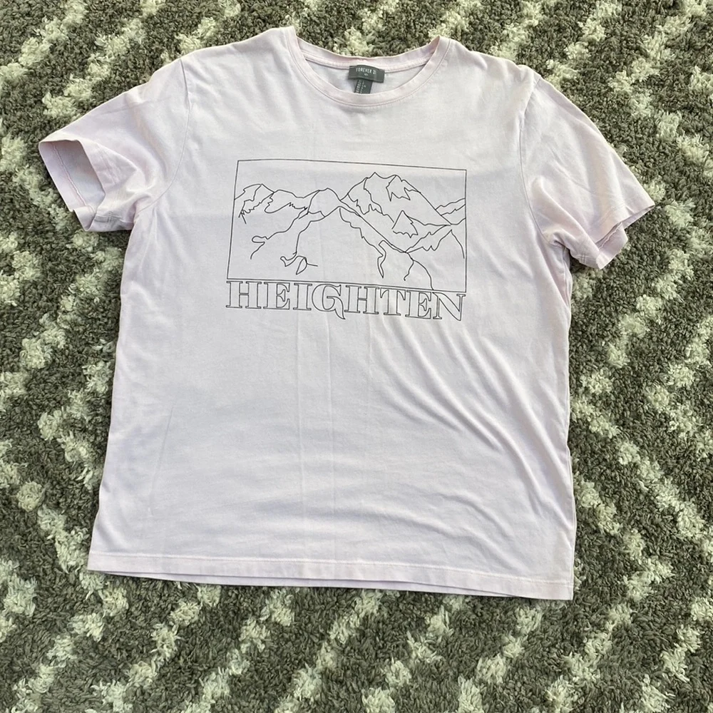 Forever 21 Pink T-shirt size Large Soft Tee